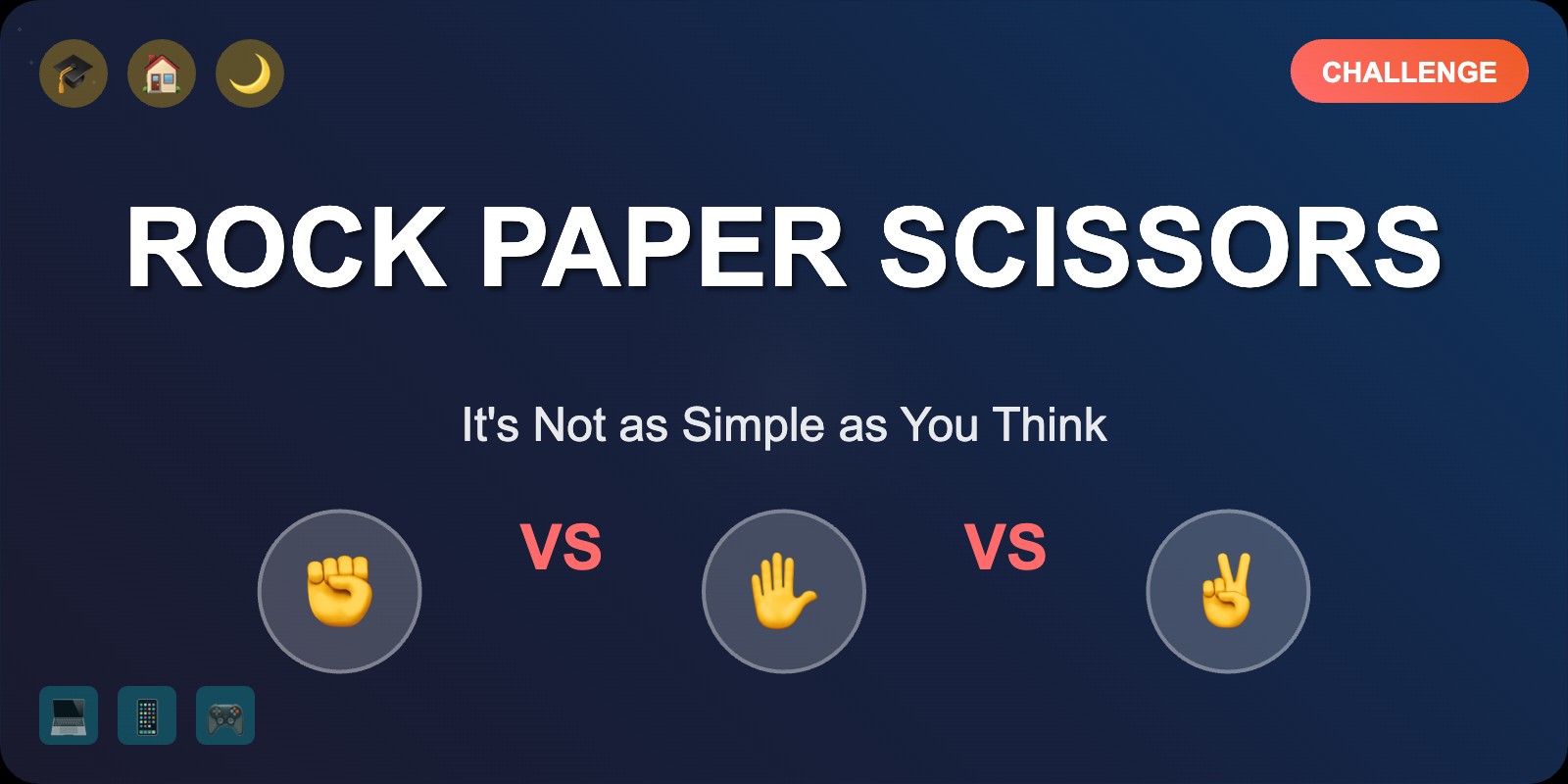 Rock Paper Scissors Challenge​